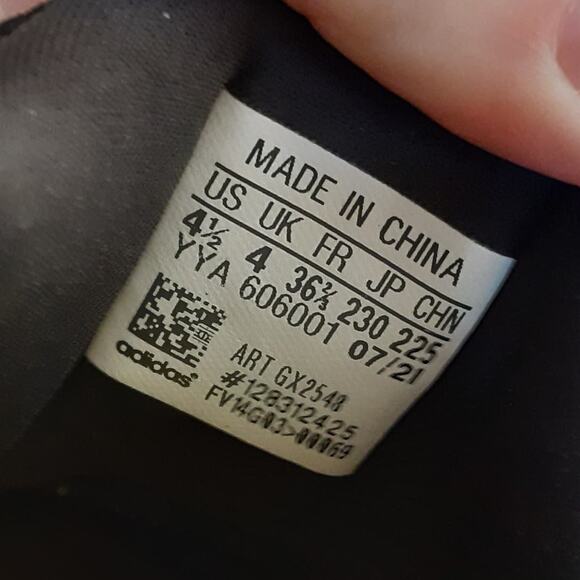 Adidas UltraBoost DNA Color Brick Lego Yellow Sneakers Kids 4.5 Running Shoes - Picture 10 of 11